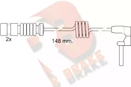 Контакт R BRAKE 610398RB